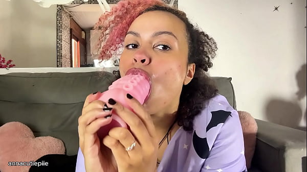 Halloween Monster Toy Fantasy – Naughty BBW Annacutiepiie Toy Play and Spit Play