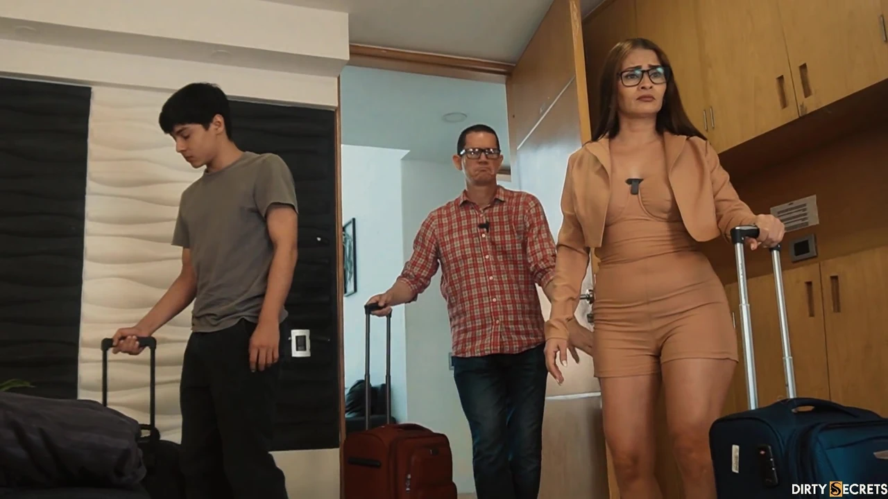 I END UP SHARING A BED WITH MY HUSBAND AND HIS STEPSON WHEN BY MISTAKE HIS STEPSON MAKES A MISTAKE AND FUCKS ME IN THE ASS.